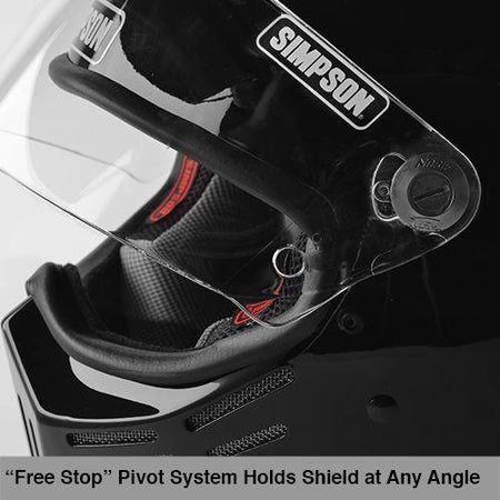 Simpson M30 Helmet - Satin Carbon Fiber