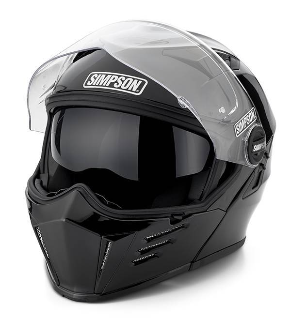 (美品) SIMPSON Mod Bandit モジュラーヘルメット　インカム Simpson M59XX2 Simpson MOD Bandit Helmet - Black – Pit Stop USA