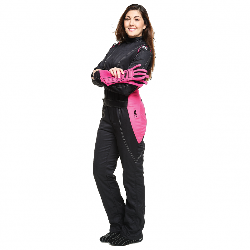 Simpson Vixen II Women's Racing Suit - Black/Pink