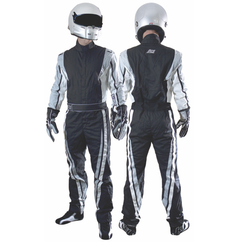 K1 RaceGear Victory Suit - Black/Silver/White
