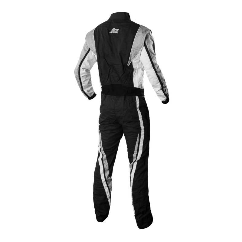 K1 RaceGear Victory Suit - Black/Silver/White