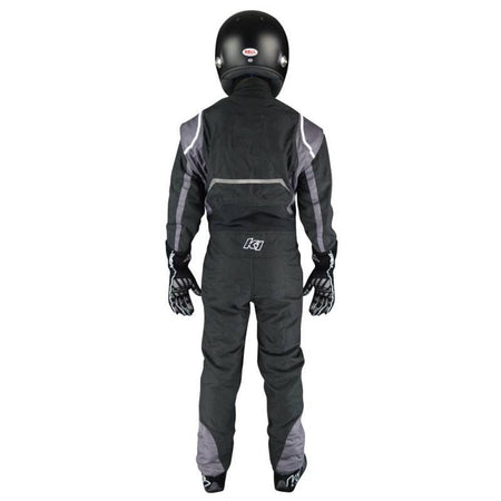 K1 RaceGear Precision II Youth Fire Suit - Black/Gray