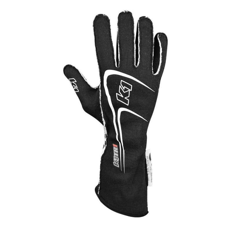 K1 RaceGear Track 1 Youth Gloves - Black