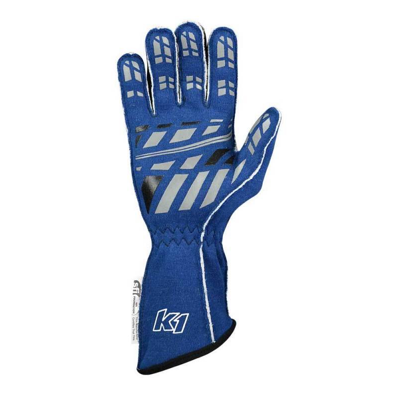 K1 RaceGear Track 1 Youth Gloves - Blue