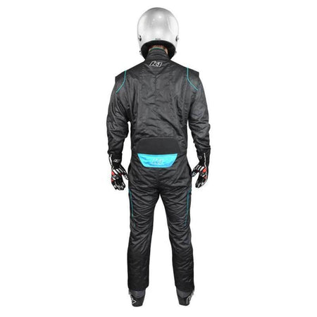 K1 RaceGear GT2 Suit - Black/FLO Blue