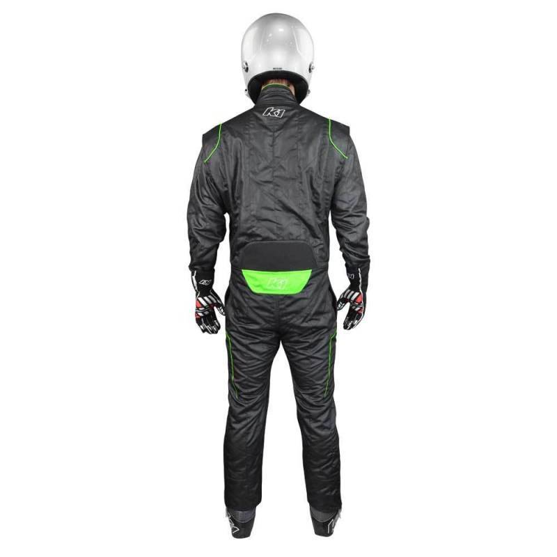 K1 RaceGear GT2 Suit - Black/FLO Green