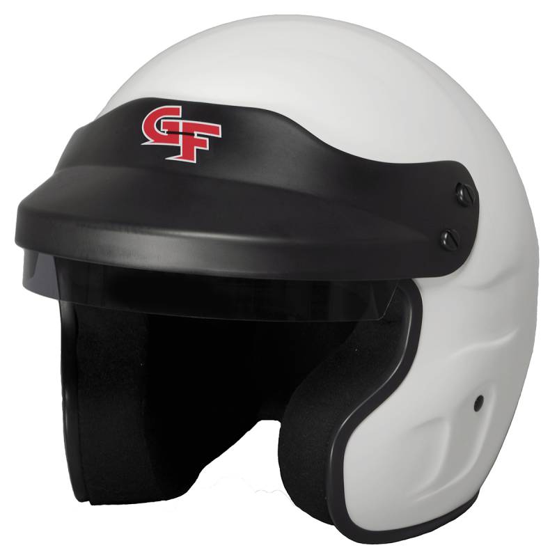 G-Force GF1 Open Face Helmet - White