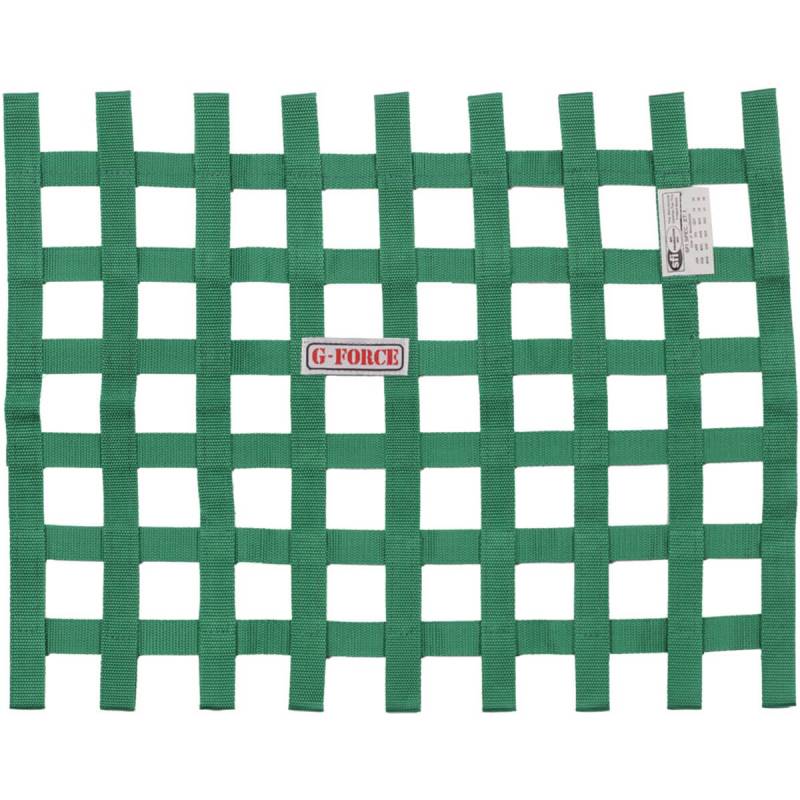 G-Force Ribbon Window Net - 18" x 23" - Green