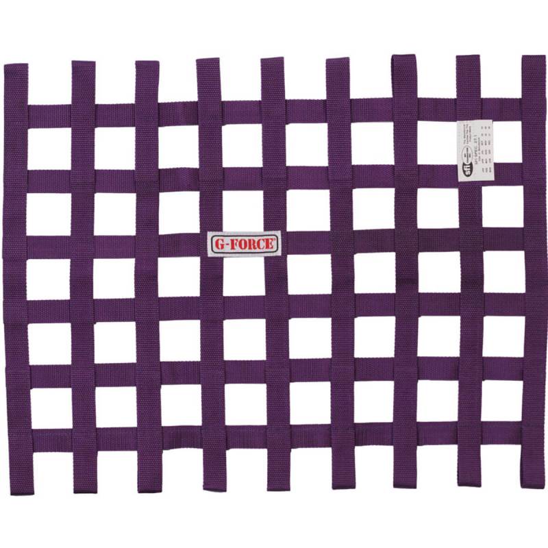 G-Force Ribbon Window Net - 18" x 23" - Purple