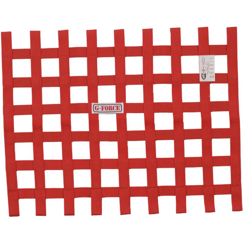 G-Force Ribbon Window Net - 18" x 23" - Red