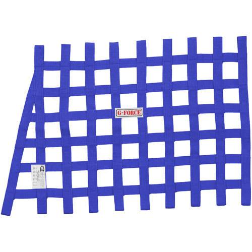G-Force Angle Ribbon Window Net - 18" X 26" X 23" - Blue