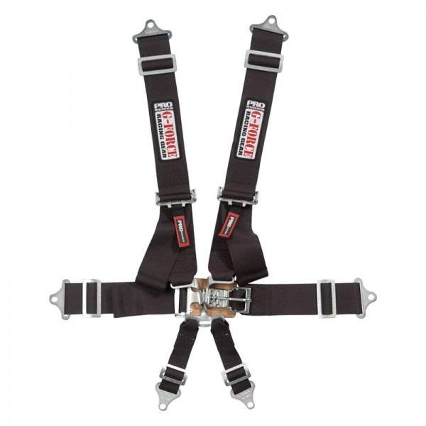 G-Force Pro Series 6 Pt. Latch & Link Harness - SFI 16.5 Approved - Black