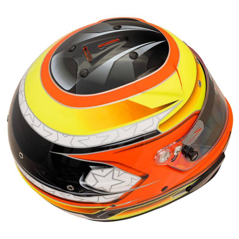 Zamp RZ-70E Switch Helmet - Orange/Yellow
