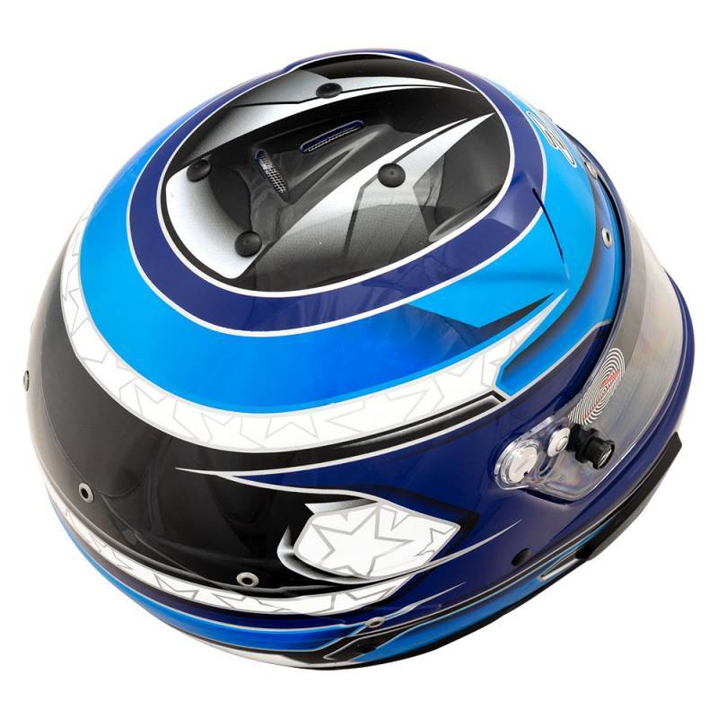 Zamp RZ-70E Switch Helmet - Blue/Light Blue
