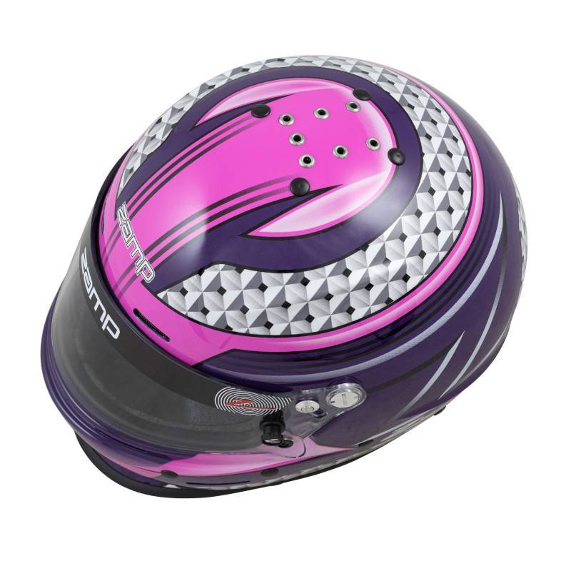 Zamp RZ-62 Graphic Helmet - Pink/Purple