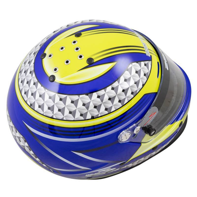 Zamp H764C36XXL Zamp RZ-62 Graphic Helmet - Blue/Green – Pit Stop USA