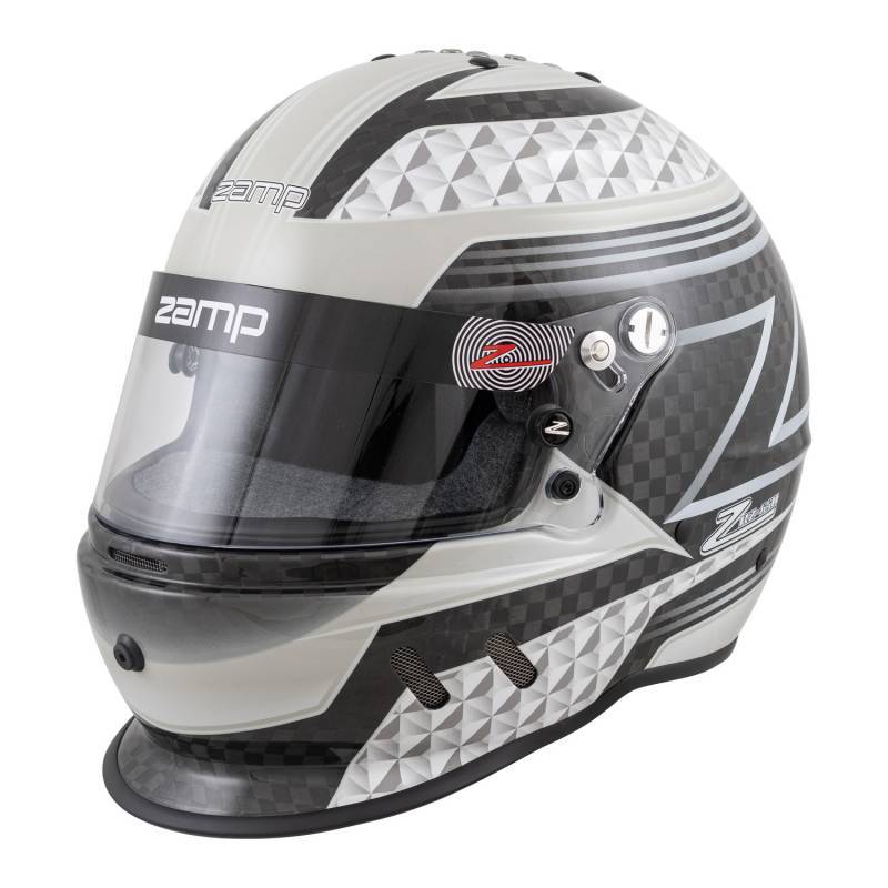 Zamp RZ-65D Graphic Helmet - Carbon Black/Gray