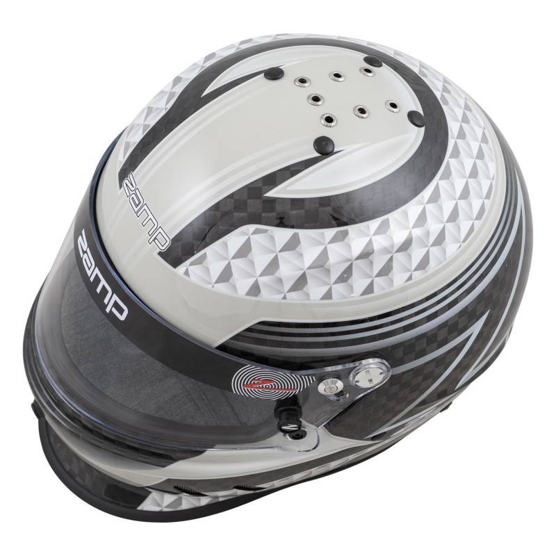 Zamp RZ-65D Graphic Helmet - Carbon Black/Gray