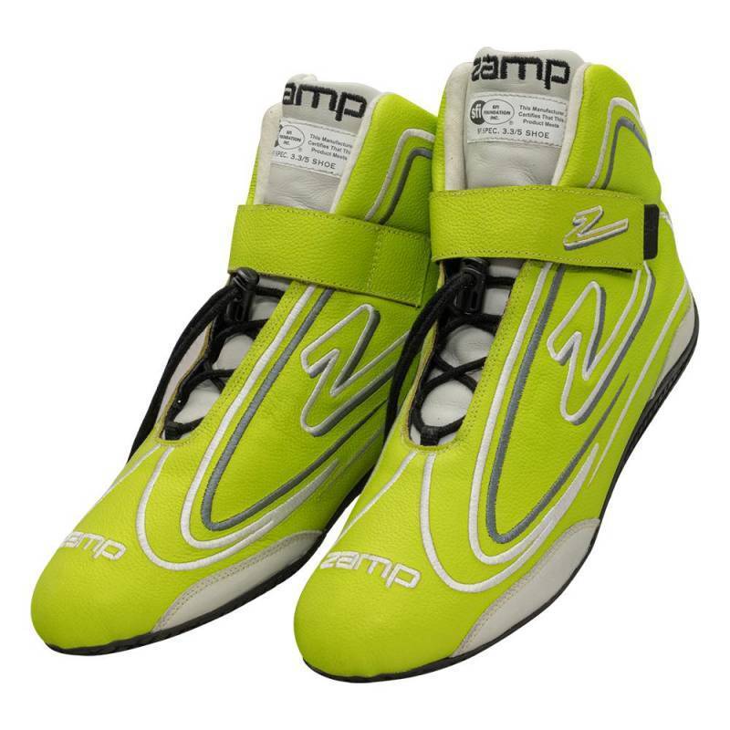 Zamp ZR-50 Race Shoes - Neon Green
