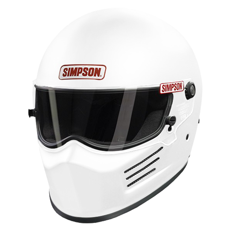 Simpson Bandit Helmet - White