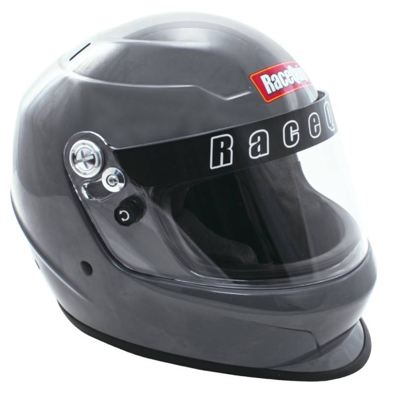 RaceQuip Pro Youth Helmet - Gloss Steel 