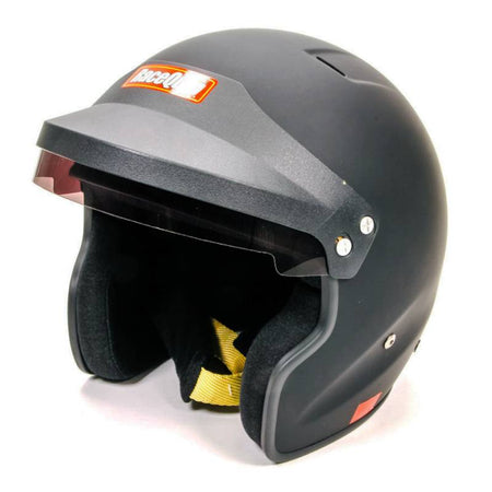 RaceQuip Open Face Helmet - Black