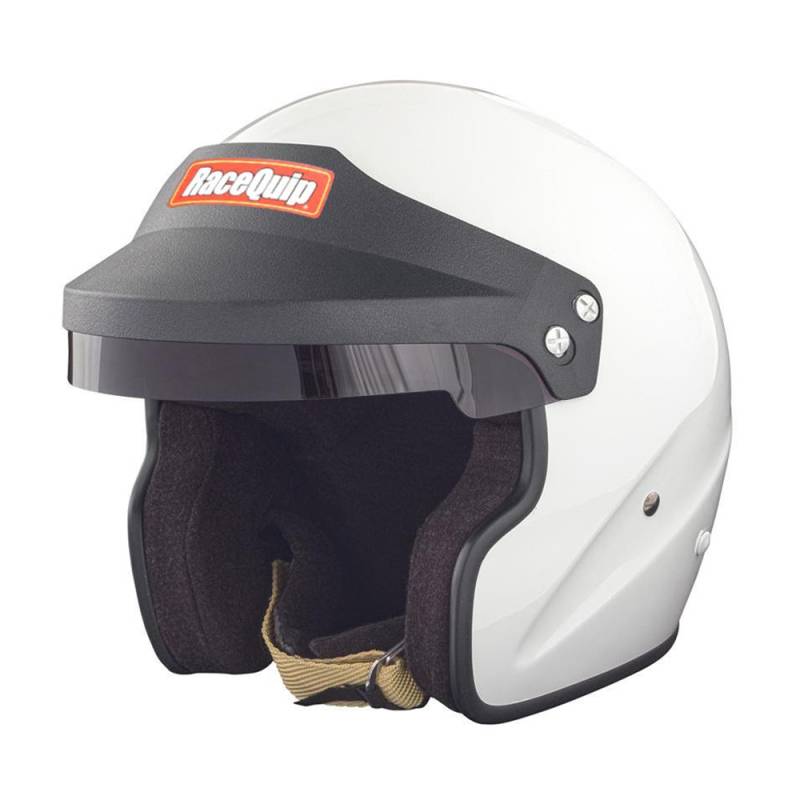 RaceQuip Open Face Helmet - White