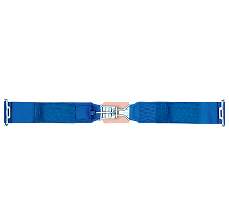 Simpson 5-Point Standard Latch & Link Lap Belt - Pull Up Adjust - 62" Bolt-In - Platinum