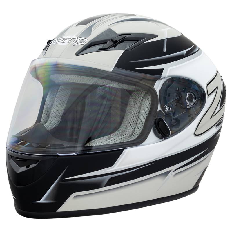 Zamp FS-9 Helmet - Silver/Matte Black