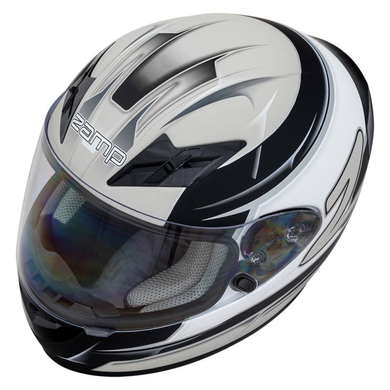 Zamp FS-9 Helmet - Silver/Matte Black