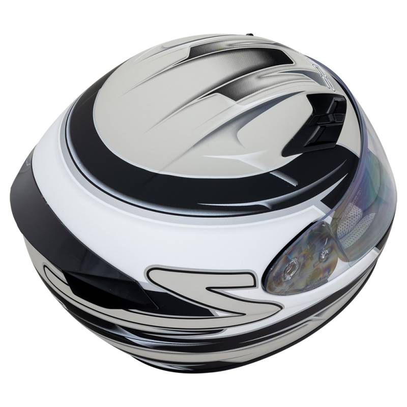 Zamp FS-9 Helmet - Silver/Matte Black