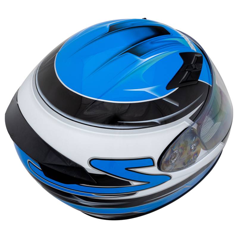 Zamp FS-9 Helmet - Blue/Silver