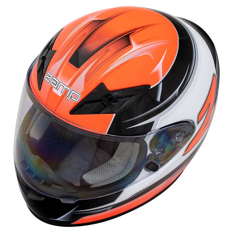 Zamp FS-9 Helmet - Orange/Black