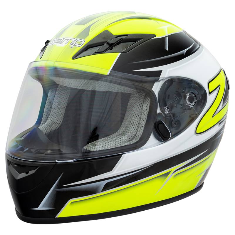 Zamp FS-9 Helmet - Green/Black Graphic