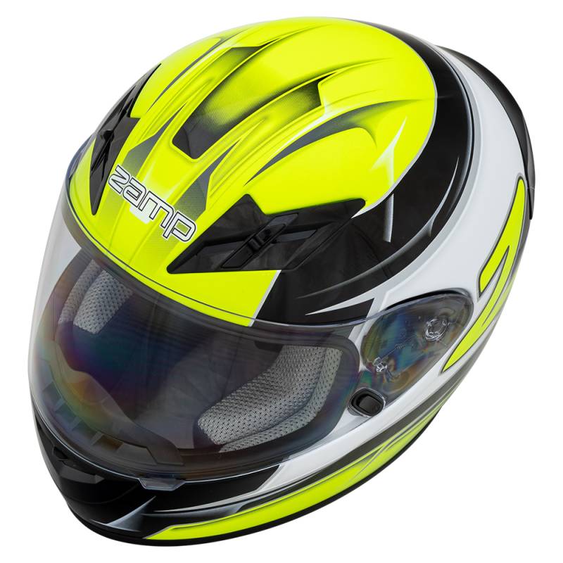 Zamp FS-9 Helmet - Green/Black Graphic