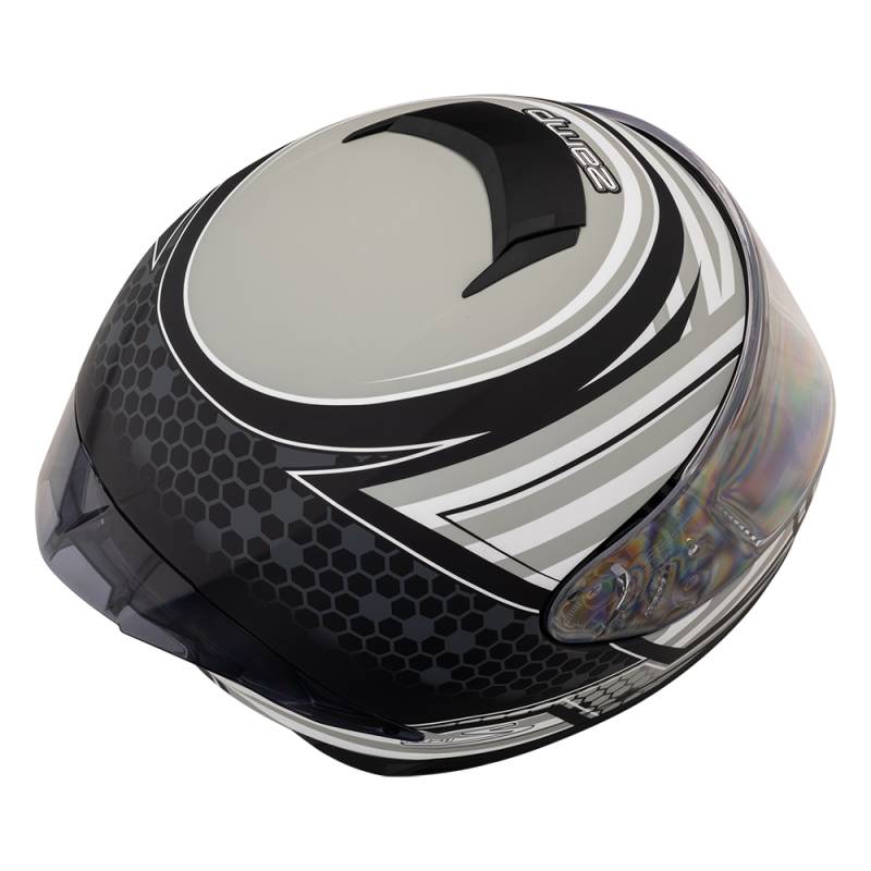Zamp FR-4 Helmet - Matte Gray Graphic