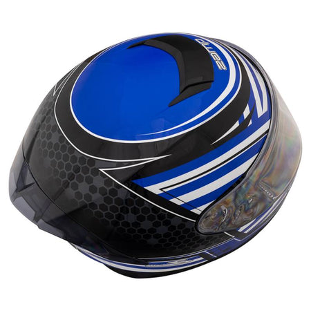 Zamp FR-4 Helmet - Gloss Blue Graphic