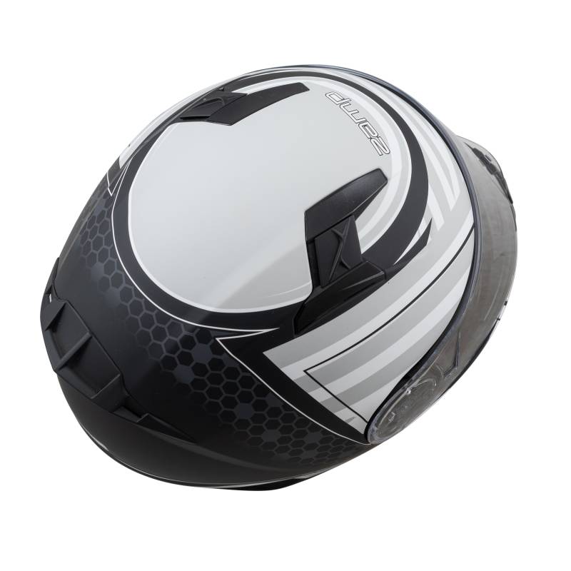 Zamp FL-4 Helmet - Matte Gray Graphic