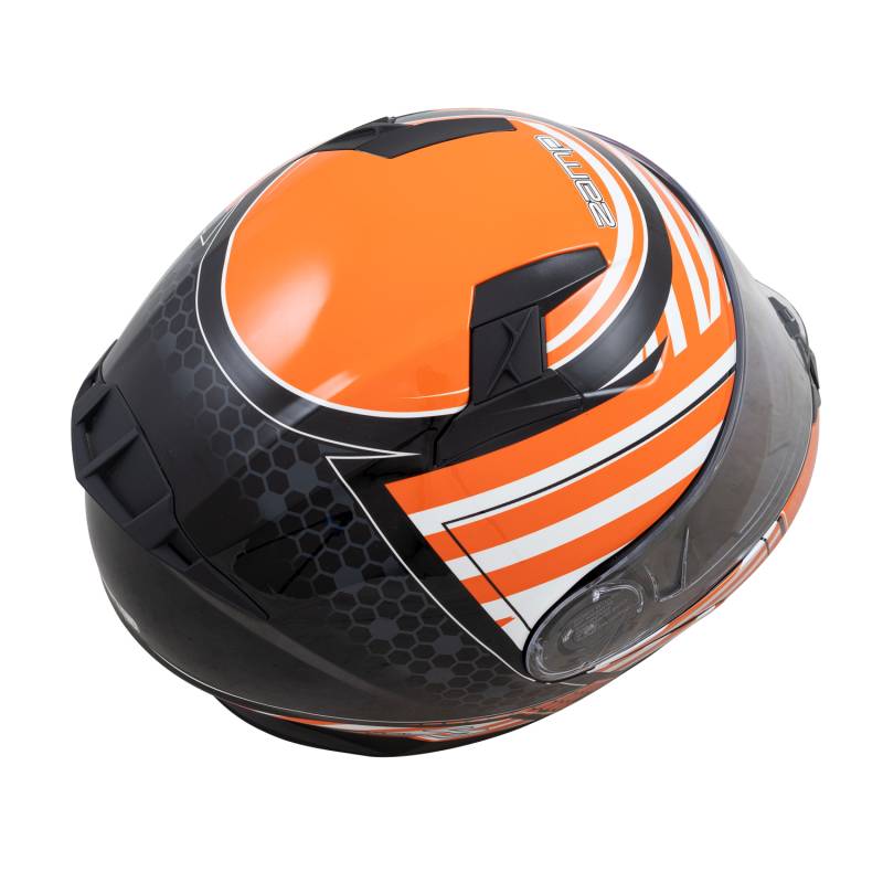 Zamp FL-4 Helmet - Gloss Orange Graphic
