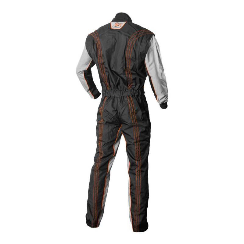 K1 RaceGear GK2 Karting Suit - Black/Orange