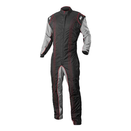 K1 RaceGear GK2 Karting Suit - Black/Red