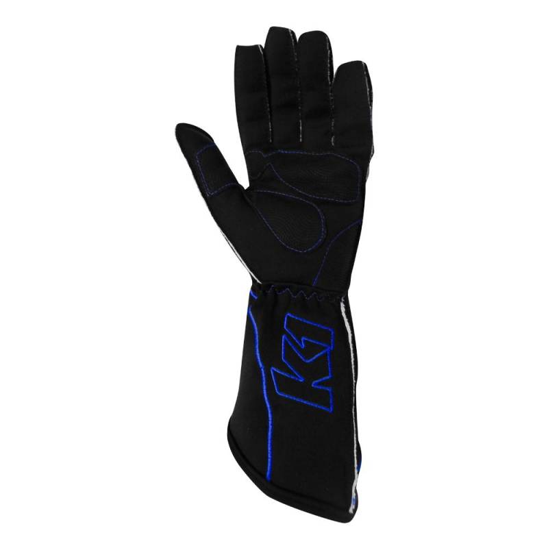 K1 RaceGear RS1 Karting Gloves - Black/Blue