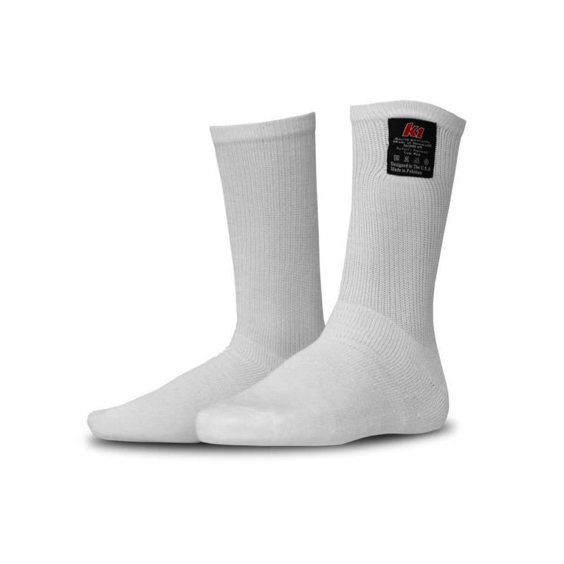 K1 RaceGear Nomex® Socks - White