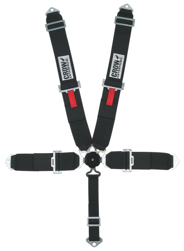 Crow 5-Way 3" Kam Lock Harness - SFI 16. - Black
