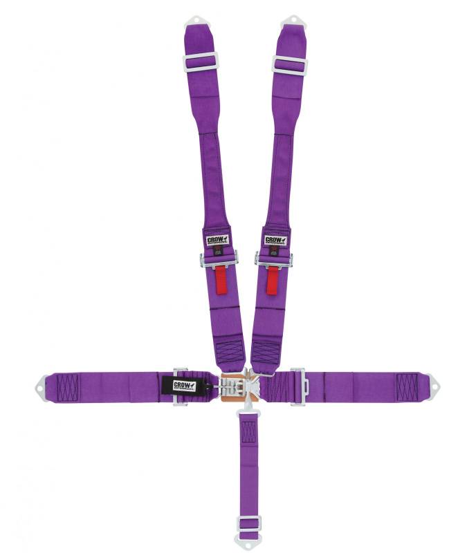 Crow 5-Way Standard 3" Latch & Link - Dog Bone Harness - Purple