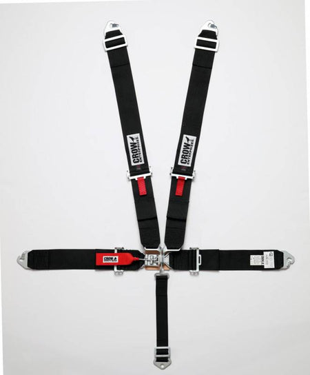 Crow 5-Way Standard 3" Latch & Link Harness - Black