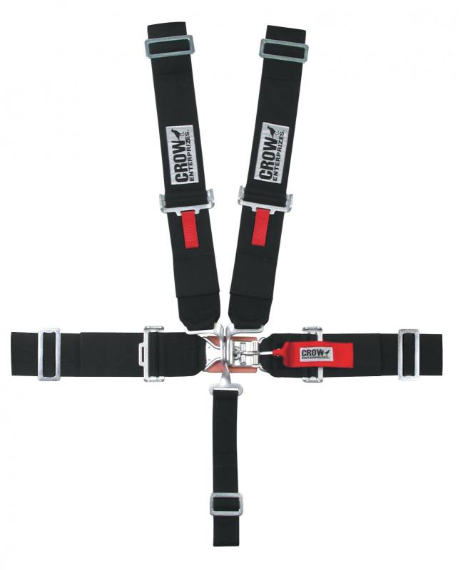 Crow 5-Way Standard 3" Latch & Link Harness - Black