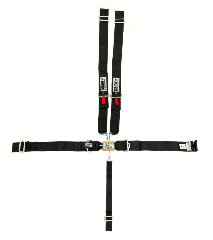 Crow 5-Way Standard 3" Latch & Link Harness - Black