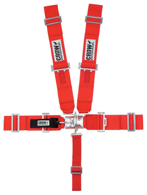 Crow 5-Way Standard 3" Latch & Link Harness - Red