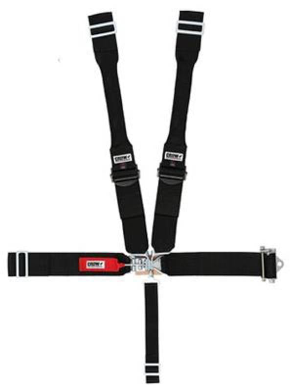 Crow 5-Way PRO Series 3" Latch & Link w/ Dog Bone Harness w/ Aluminum Adjusters - Black Hardware